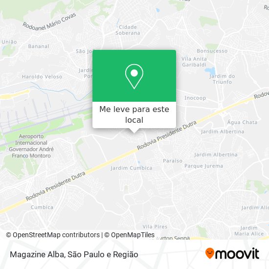 Magazine Alba mapa