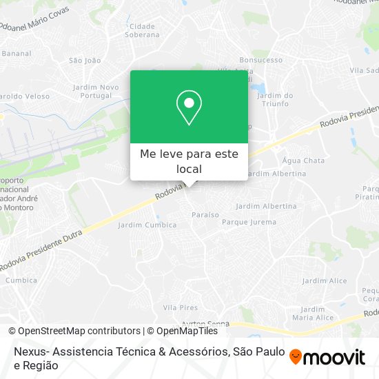 Nexus- Assistencia Técnica & Acessórios mapa