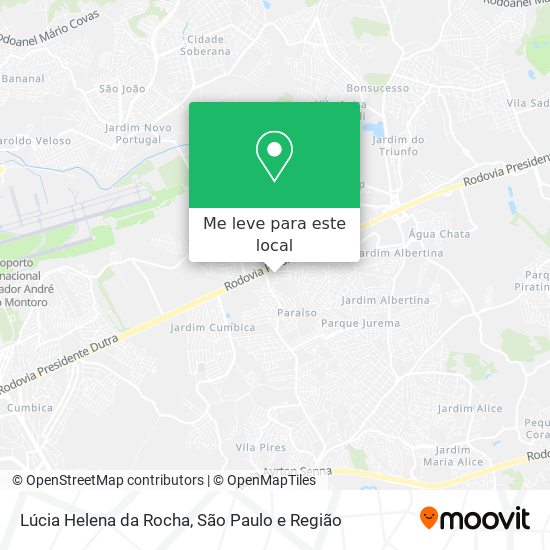 Lúcia Helena da Rocha mapa