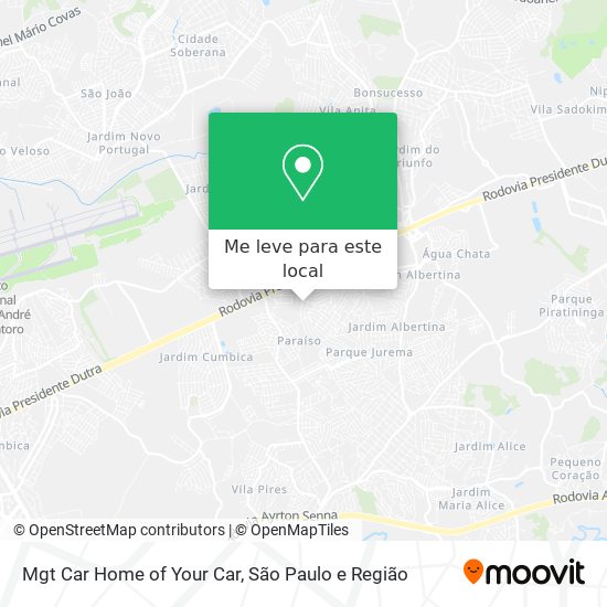 Mgt Car Home of Your Car mapa