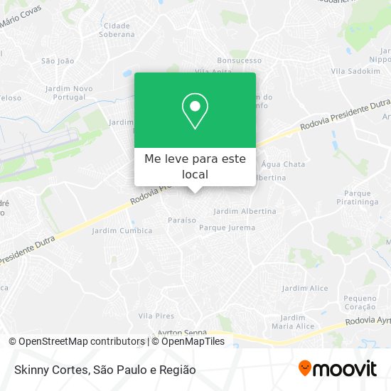 Skinny Cortes mapa