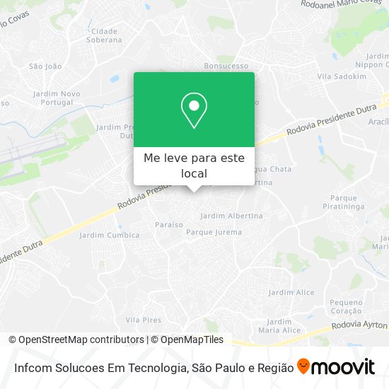 Infcom Solucoes Em Tecnologia mapa