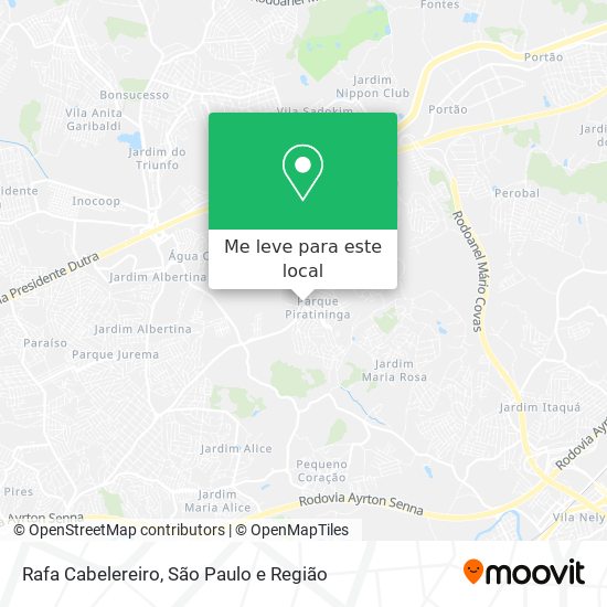 Rafa Cabelereiro mapa