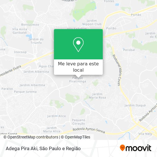 Adega Pira Aki mapa