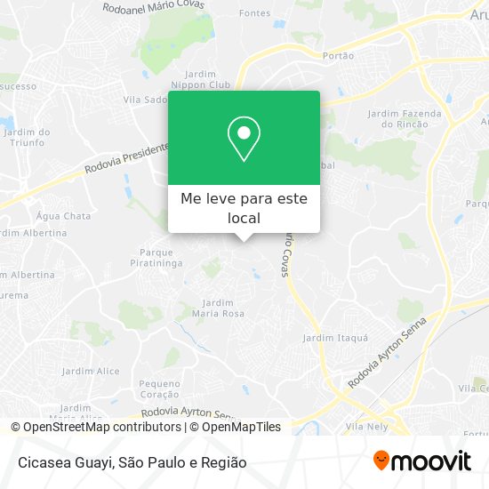Cicasea Guayi mapa