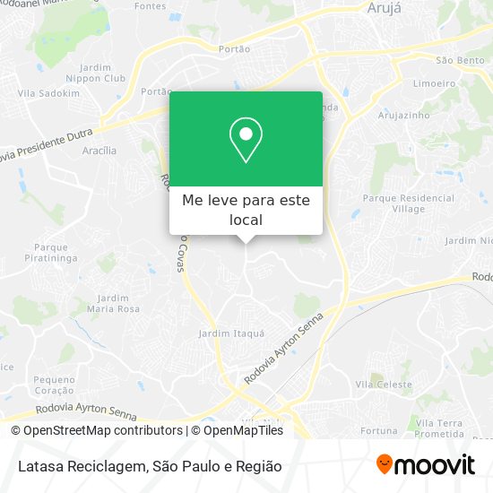 Latasa Reciclagem mapa