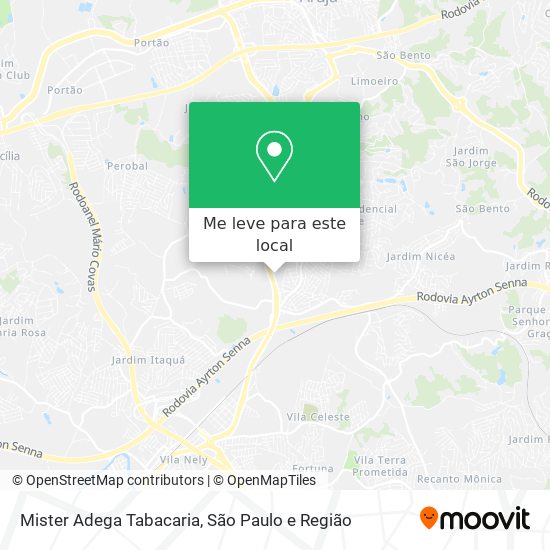Mister Adega Tabacaria mapa