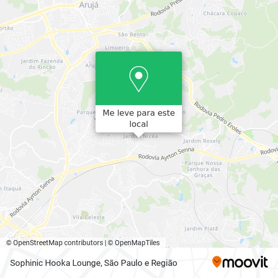 Sophinic Hooka Lounge mapa