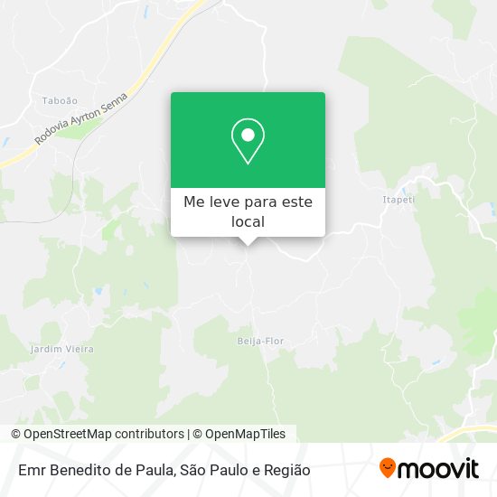 Emr Benedito de Paula mapa