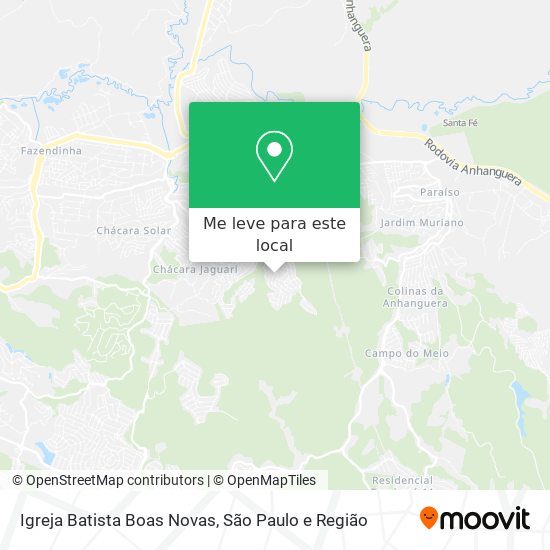 Igreja Batista Boas Novas mapa
