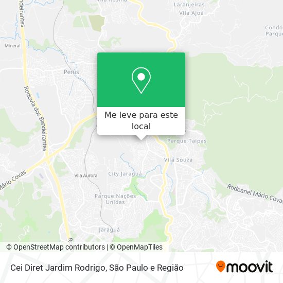 Cei Diret Jardim Rodrigo mapa