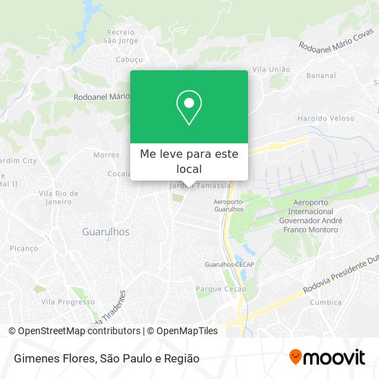 Gimenes Flores mapa