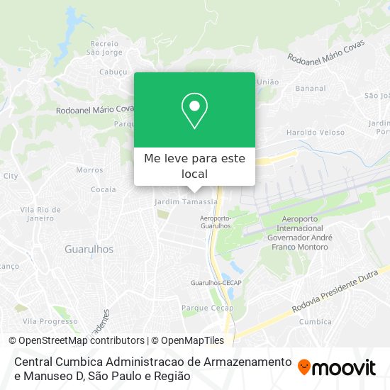 Central Cumbica Administracao de Armazenamento e Manuseo D mapa