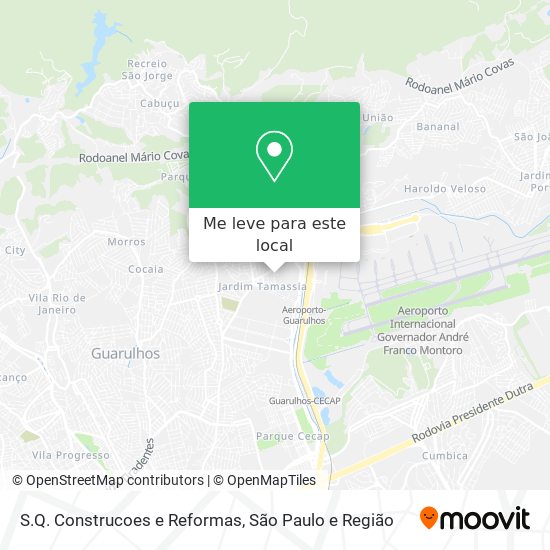 S.Q. Construcoes e Reformas mapa