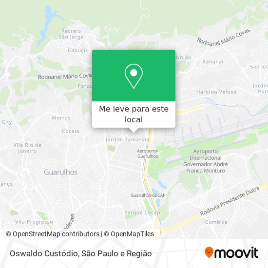 Oswaldo Custódio mapa