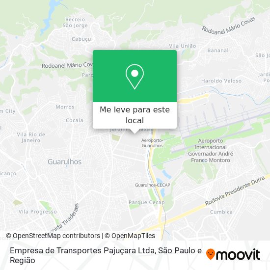 Empresa de Transportes Pajuçara Ltda mapa