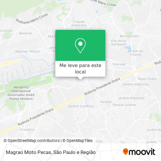 Magrao Moto Pecas mapa