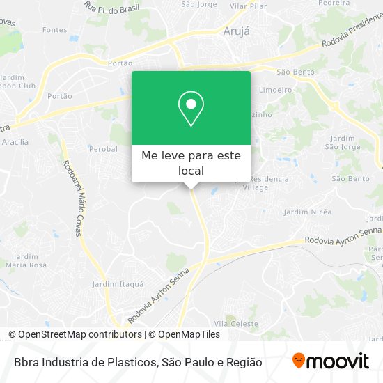 Bbra Industria de Plasticos mapa