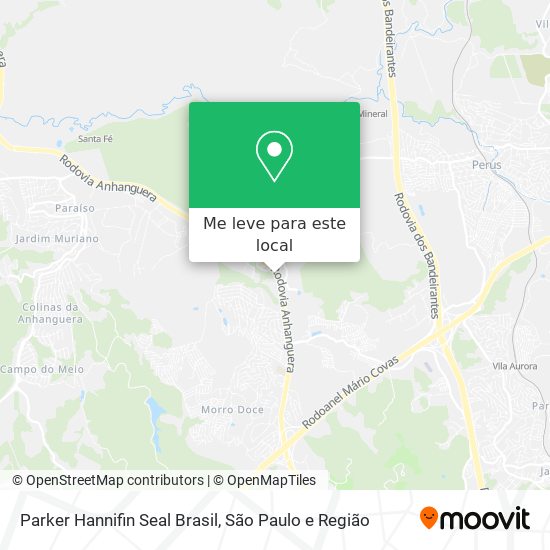 Parker Hannifin Seal Brasil mapa