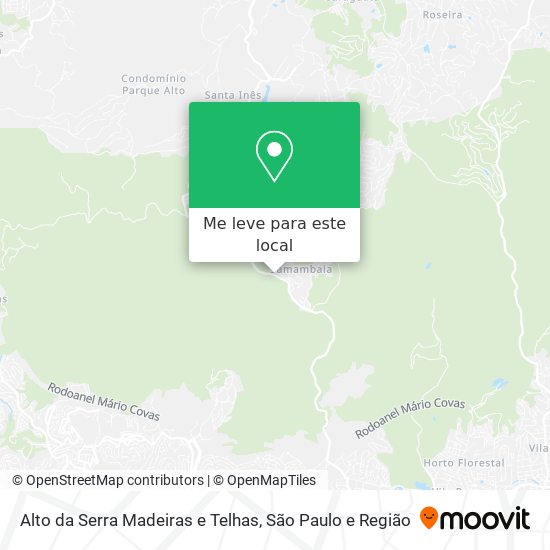 Alto da Serra Madeiras e Telhas mapa
