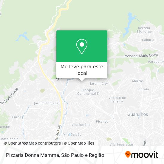 Pizzaria Donna Mamma mapa