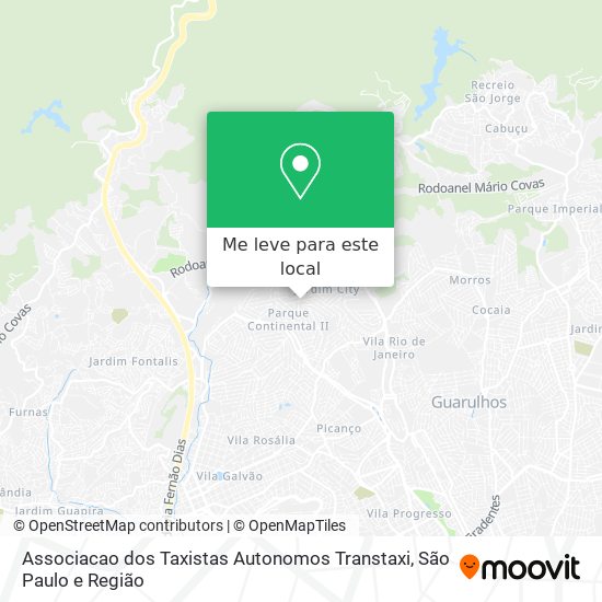 Associacao dos Taxistas Autonomos Transtaxi mapa