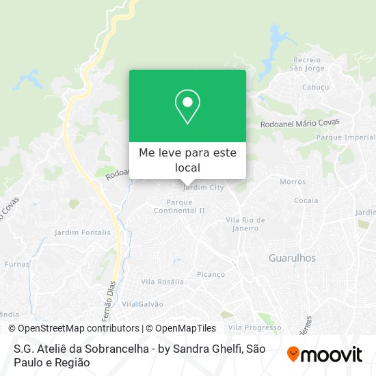 S.G. Ateliê da Sobrancelha - by Sandra Ghelfi mapa