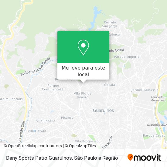 Deny Sports Patio Guarulhos mapa