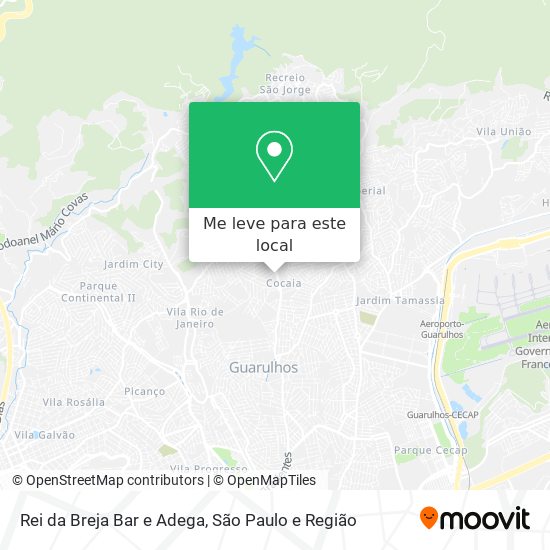 Rei da Breja Bar e Adega mapa