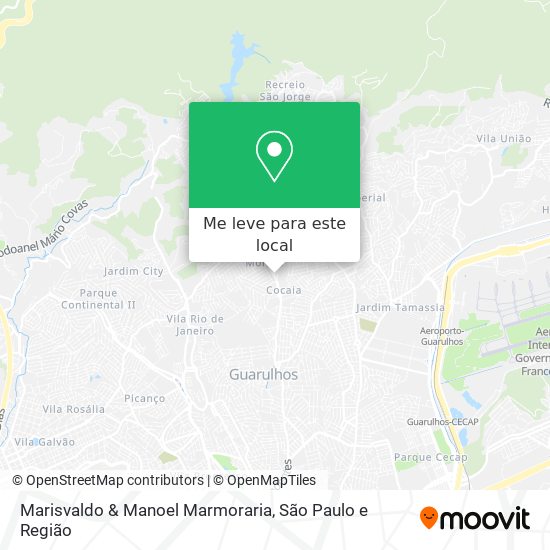 Marisvaldo & Manoel Marmoraria mapa