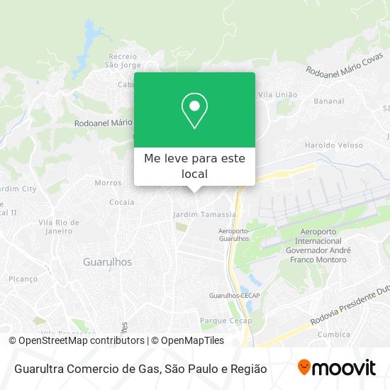 Guarultra Comercio de Gas mapa