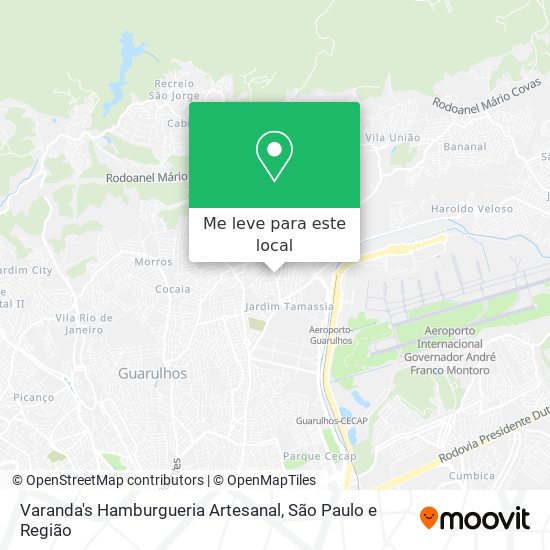 Varanda's Hamburgueria Artesanal mapa