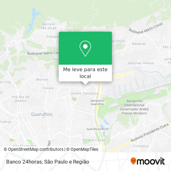 Banco 24horas mapa