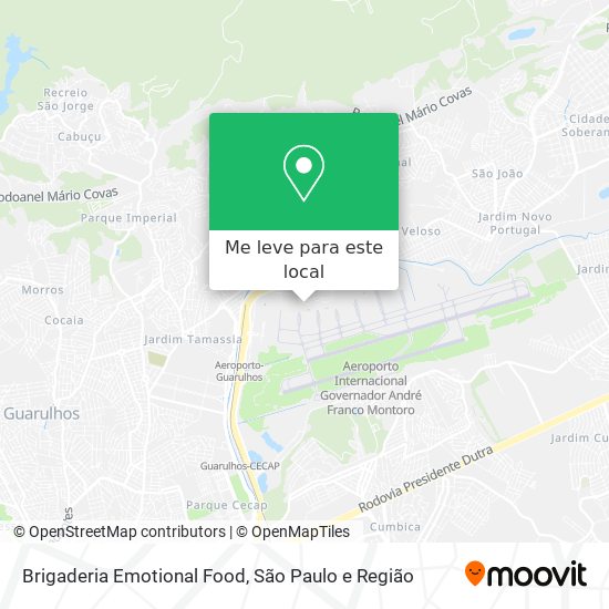 Brigaderia Emotional Food mapa