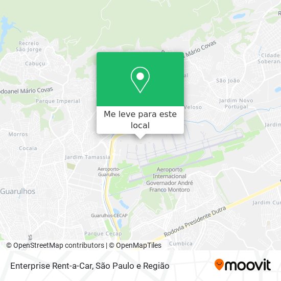 Enterprise Rent-a-Car mapa