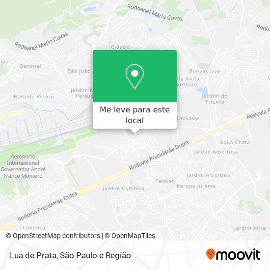 Lua de Prata mapa