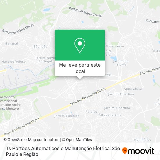 Ts Portões Automáticos e Manutenção Elétrica mapa