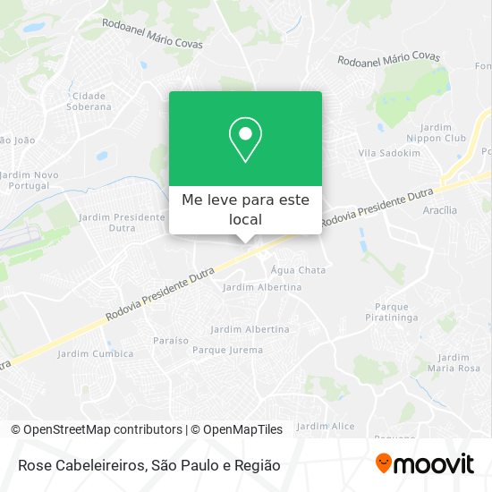 Rose Cabeleireiros mapa