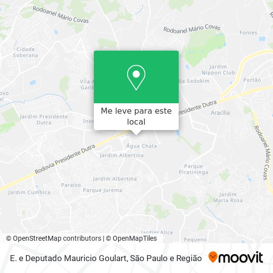 E. e Deputado Mauricio Goulart mapa