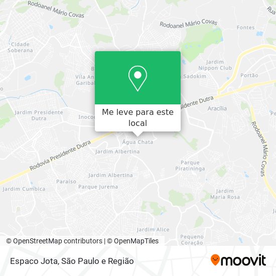 Espaco Jota mapa