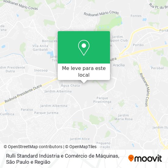 Rulli Standard Indústria e Comércio de Máquinas mapa
