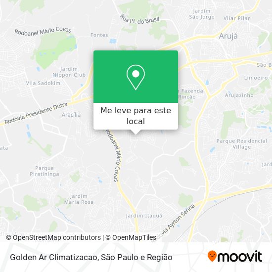 Golden Ar Climatizacao mapa