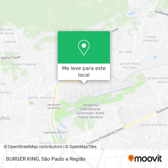 BURGER KING mapa