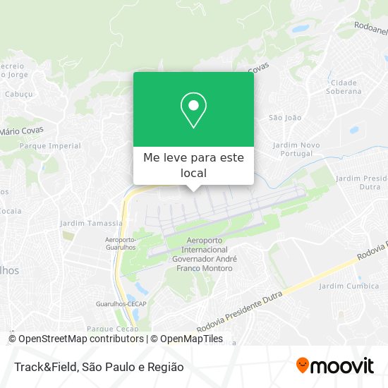 Track&Field mapa