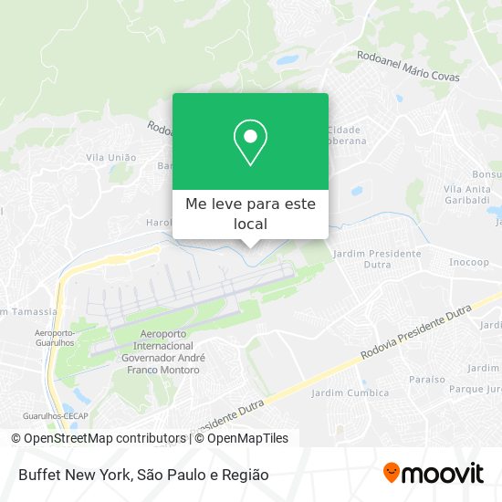 Buffet New York mapa