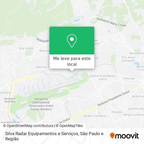 Silva Radar Equipamentos e Serviços mapa