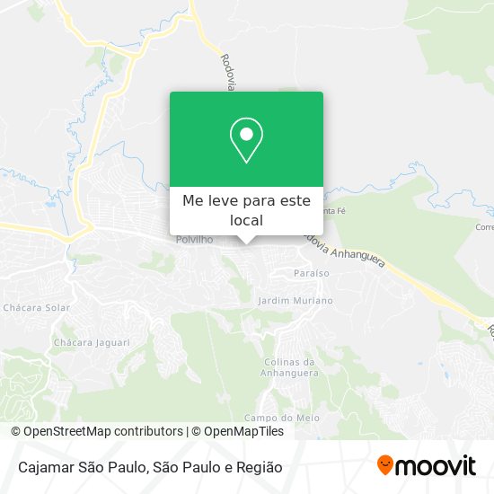 Cajamar São Paulo mapa