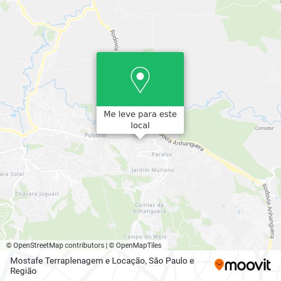 Mostafe Terraplenagem e Locação mapa