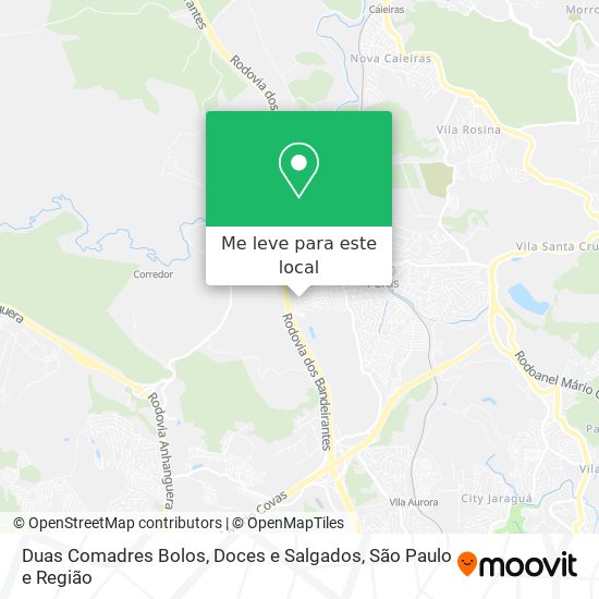Duas Comadres Bolos, Doces e Salgados mapa