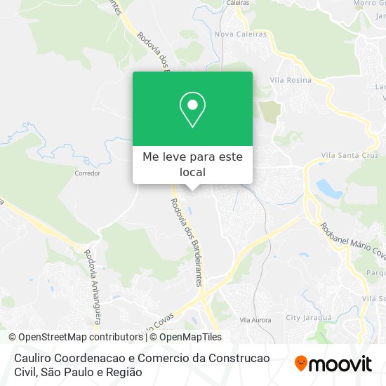 Cauliro Coordenacao e Comercio da Construcao Civil mapa